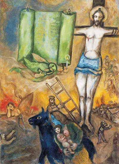 The Yellow Crucifixion Marc Chagall